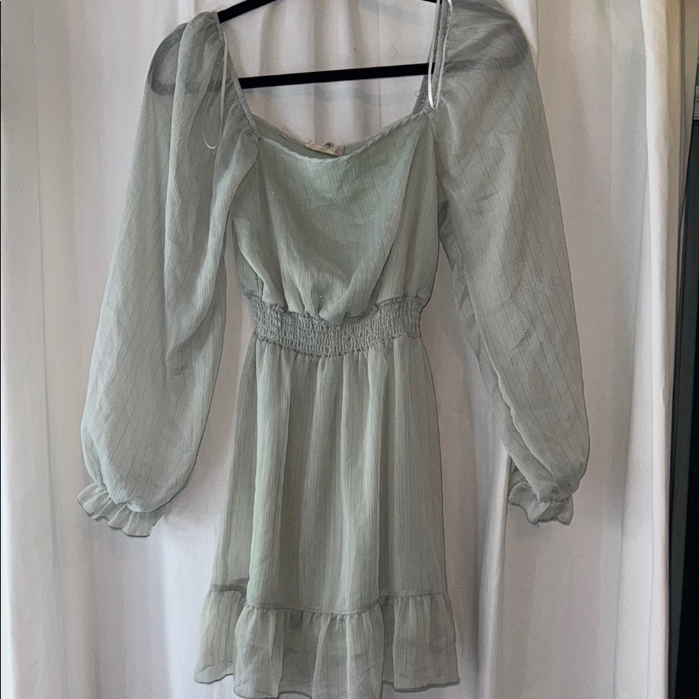 Elegant Green Women's Dress